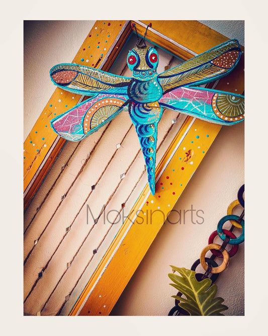 Handcrafted Dragonfly Wall Art – A Touch of Whimsy for Your Home 🎨✨