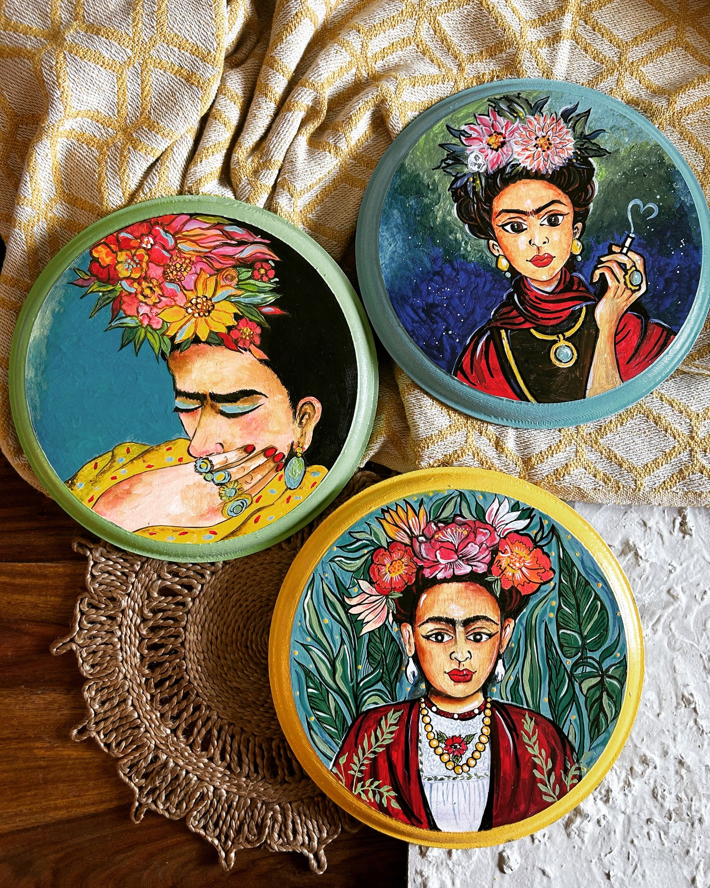 Frida Kahlo Wall Plates β Bold, Beautiful & Unapologetically You π¨πΊ
