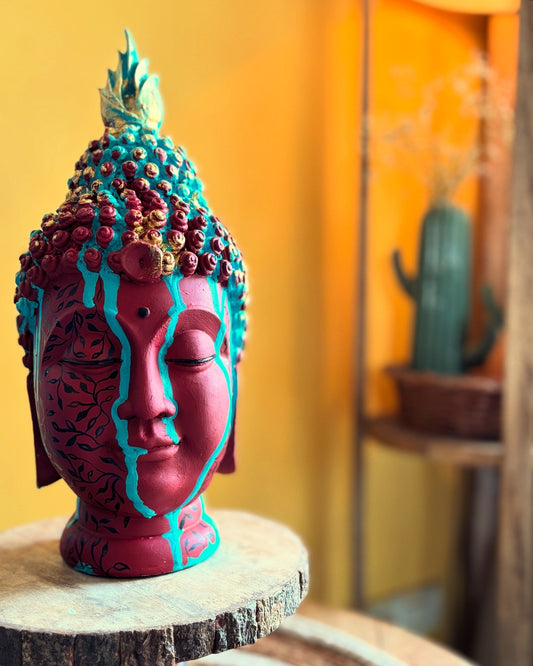 Handpainted Polyresin Buddha Figurine