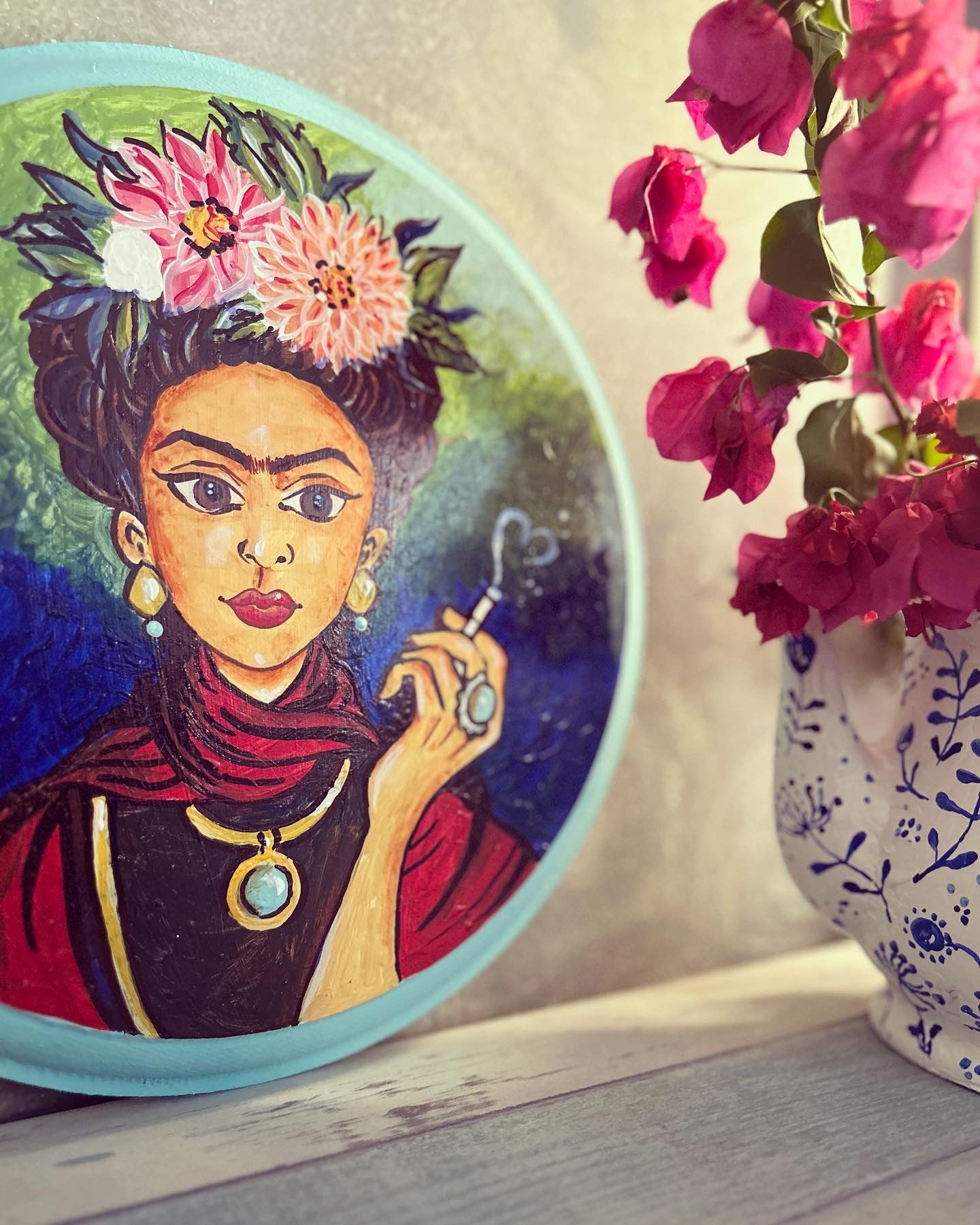 Frida Kahlo Wall Plates β Bold, Beautiful & Unapologetically You π¨πΊ