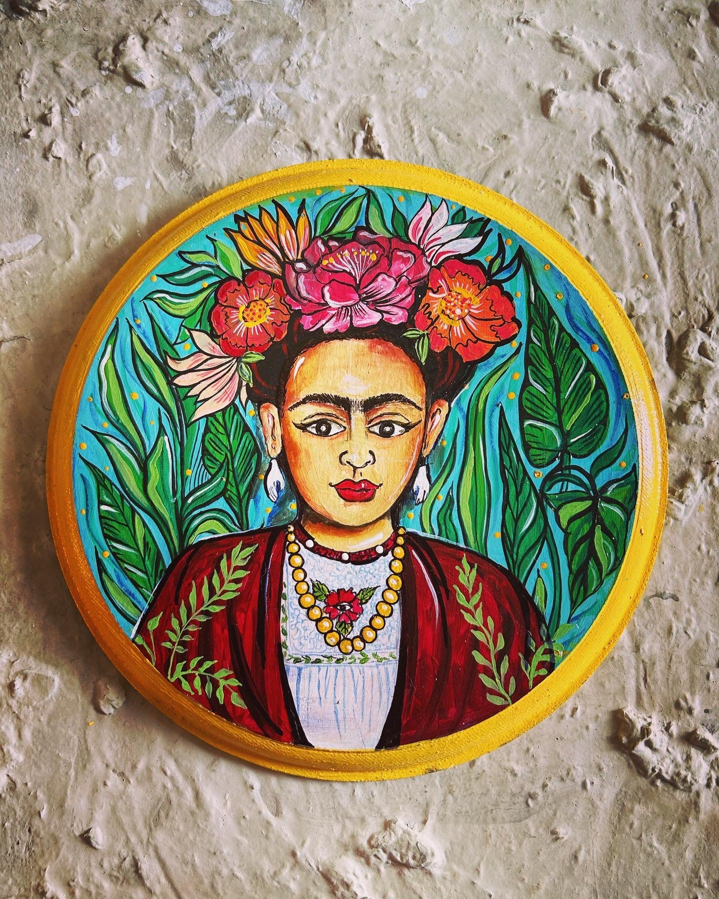 Frida Kahlo Wall Plates β Bold, Beautiful & Unapologetically You π¨πΊ