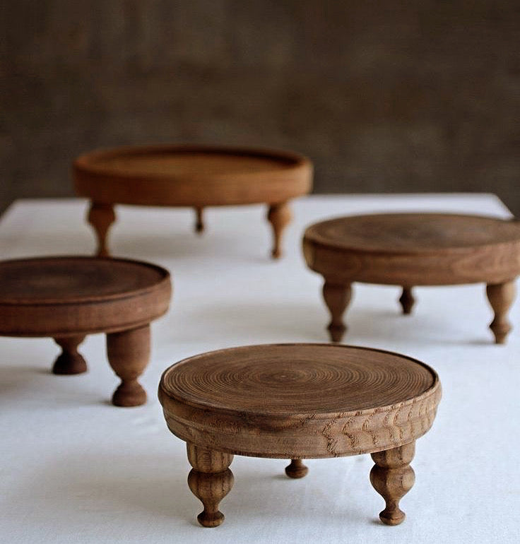 Handcrafted Wooden Pedestal Stands – Timeless Elegance for Every Space 🌿✨