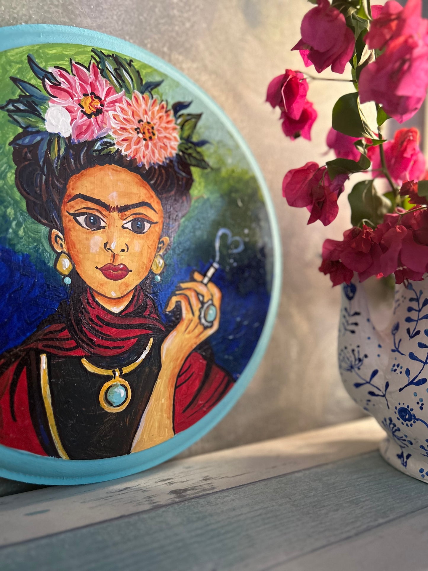 Frida Kahlo Wall Plates β Bold, Beautiful & Unapologetically You π¨πΊ