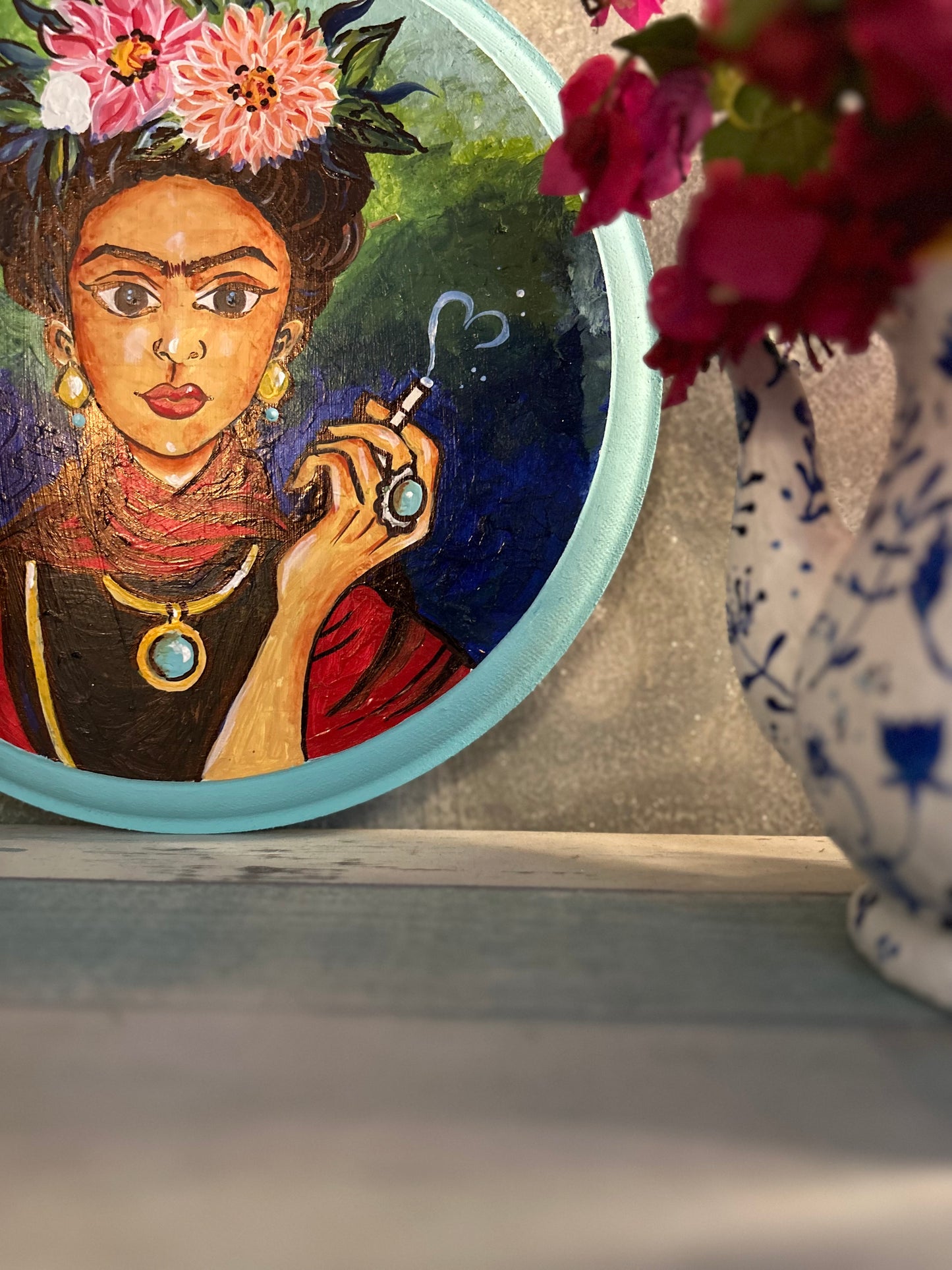 Frida Kahlo Wall Plates β Bold, Beautiful & Unapologetically You π¨πΊ