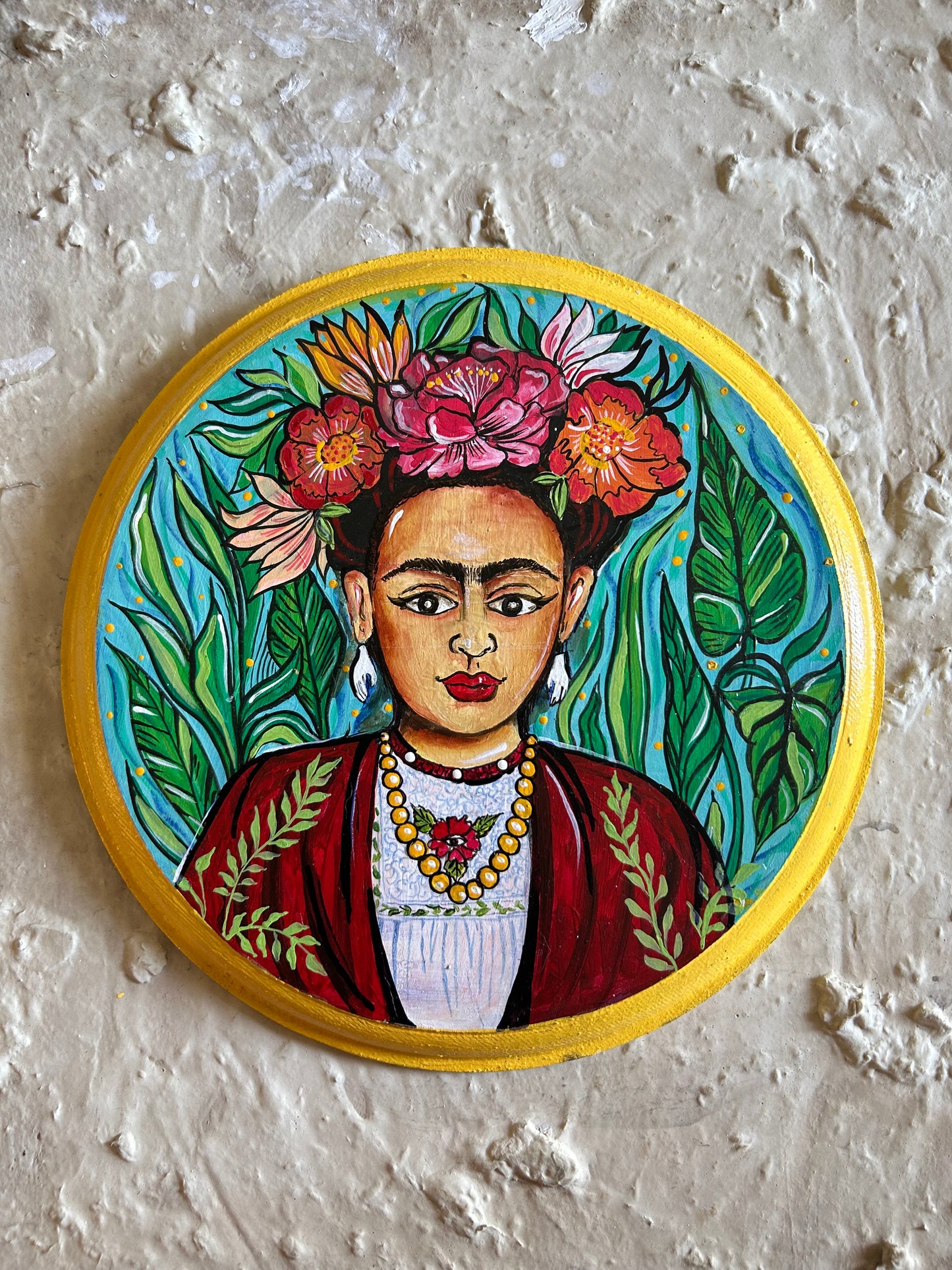 Frida Kahlo Wall Plates β Bold, Beautiful & Unapologetically You π¨πΊ