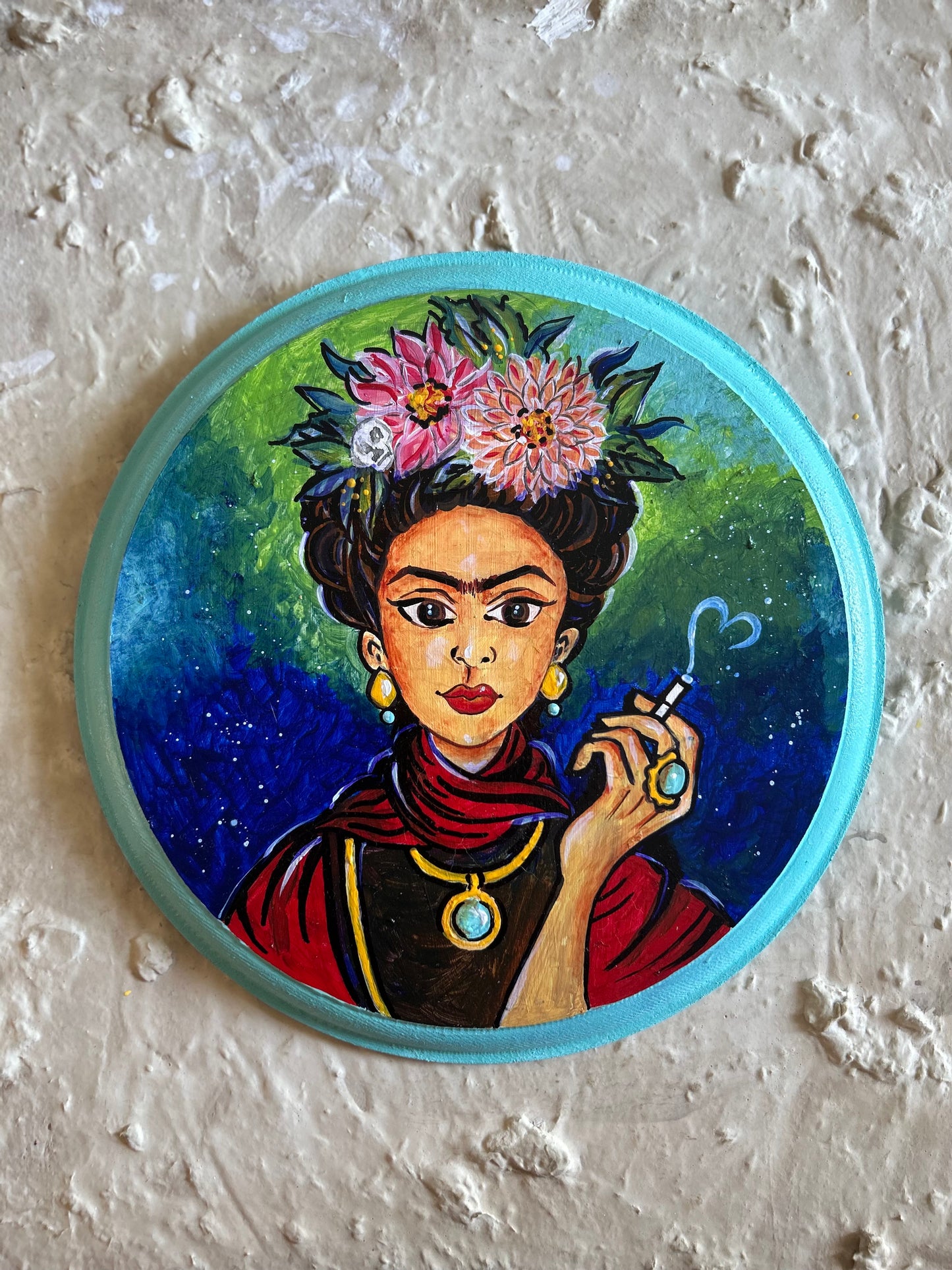 Frida Kahlo Wall Plates β Bold, Beautiful & Unapologetically You π¨πΊ