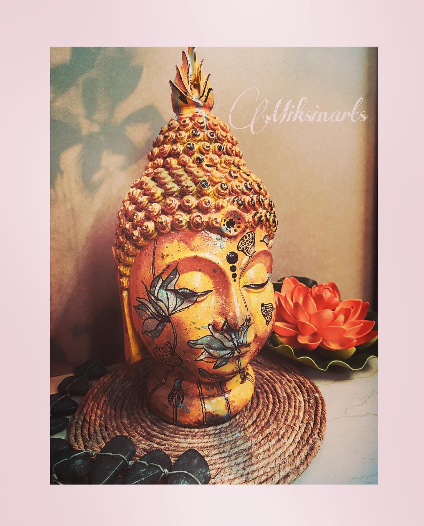 Handcrafted Buddha Head – A Symbol of Serenity & Strength 🌸🧘‍♀️