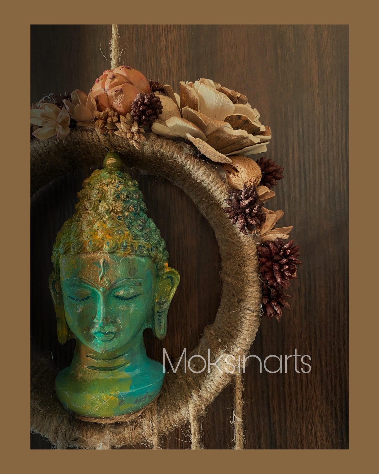 Tranquil Flow – Buddha Dreamcatcher Wall Hanging 🌿✨