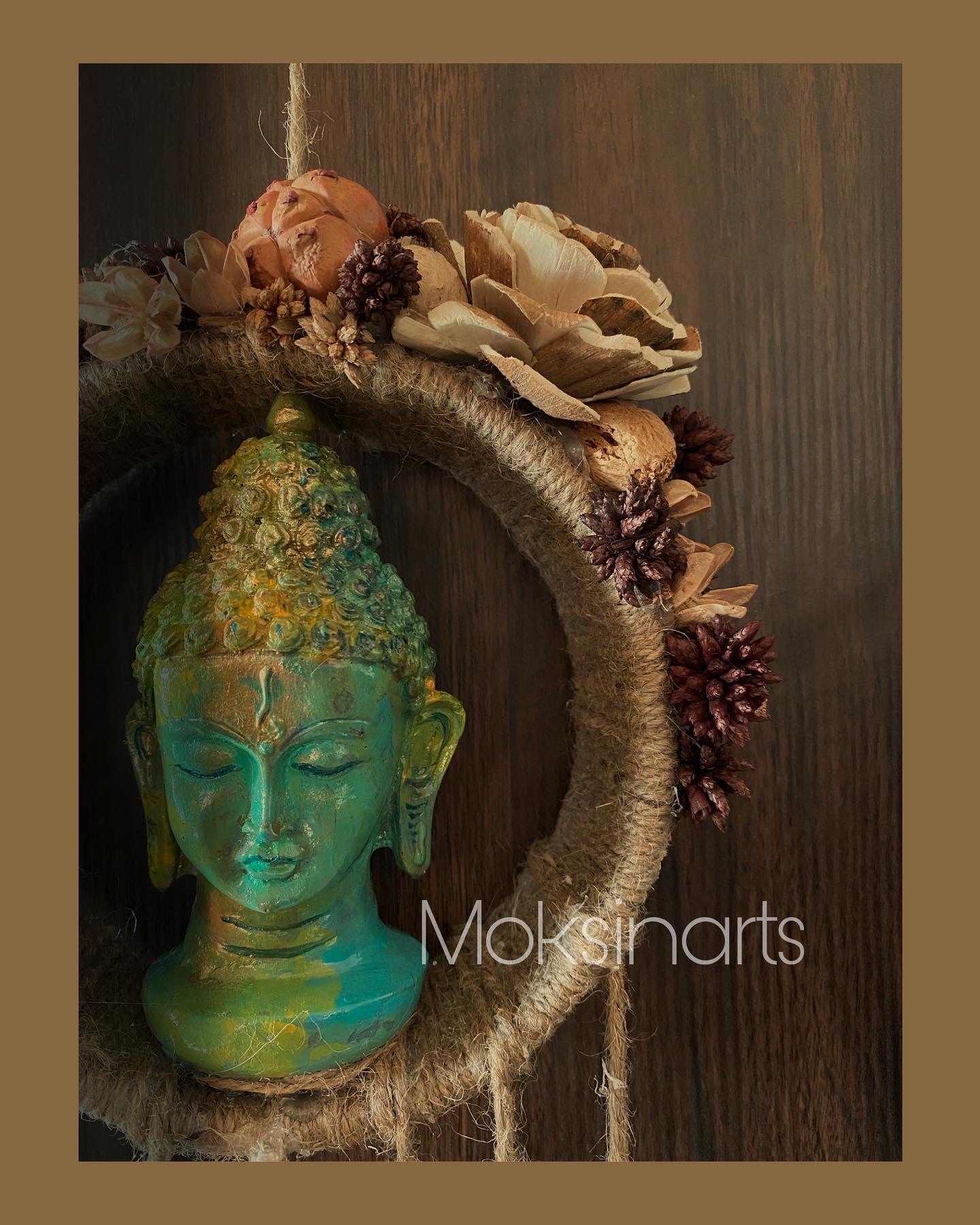 Tranquil Flow – Buddha Dreamcatcher Wall Hanging 🌿✨